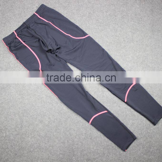 custom wholesale men's compression running pants/leggings