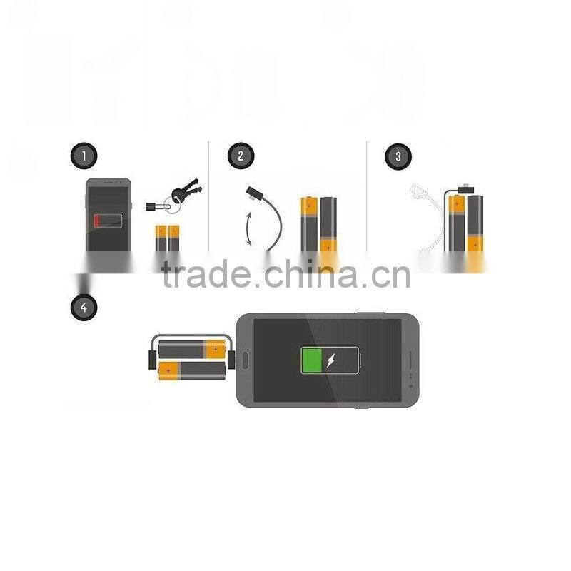 Mini Emergency Charger 5 battery Emergency Charging Adapter For Phone