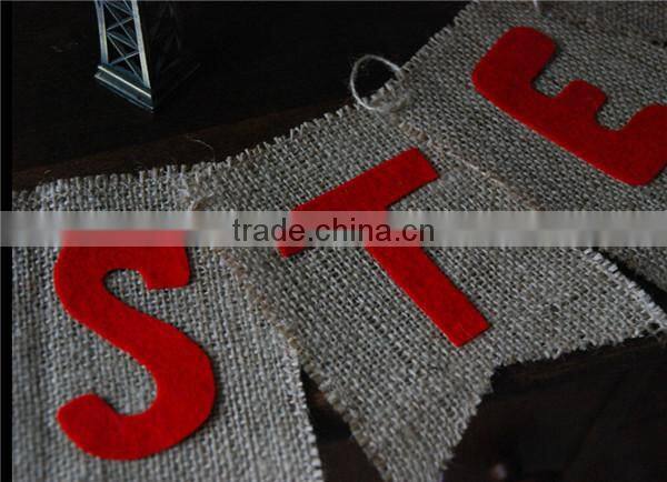 Easter Garland & Burlap Bunny Garland & Felt Easter Garland For Home Decoration