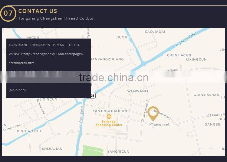 Customerized high spandex sewing thread, wholesale sewing thread, polyester thread