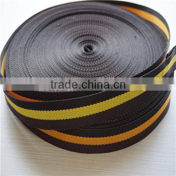 Color jacquard webbing for bag strap