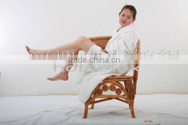 hotel velour bathrobe