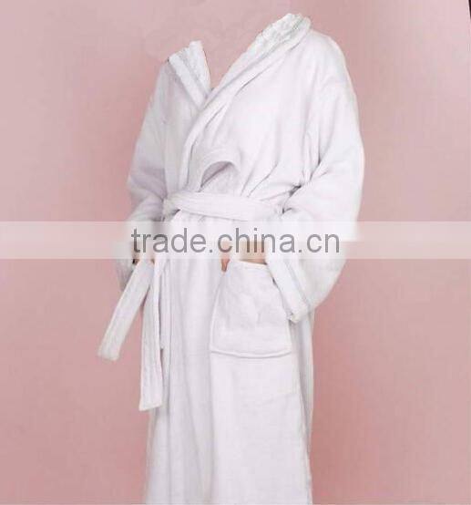 Hotel velour bathrobe