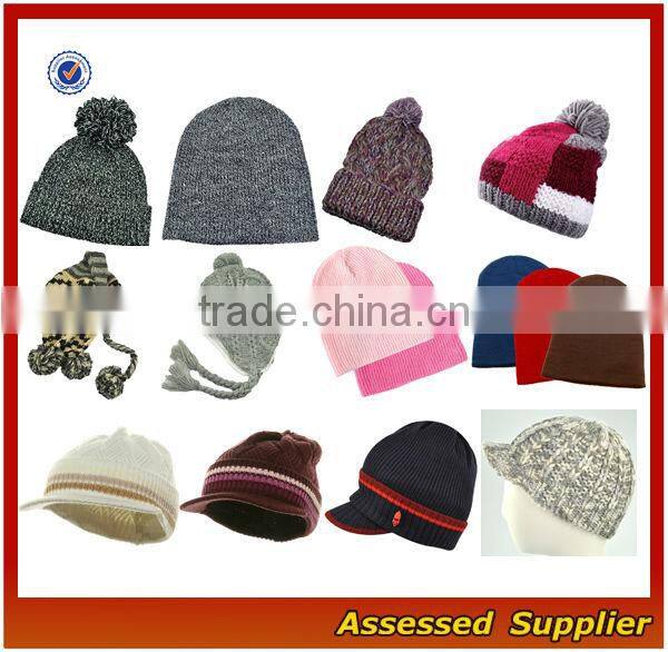 XJ01219/Wholesale camo knit hat acrylic beanie knit hat