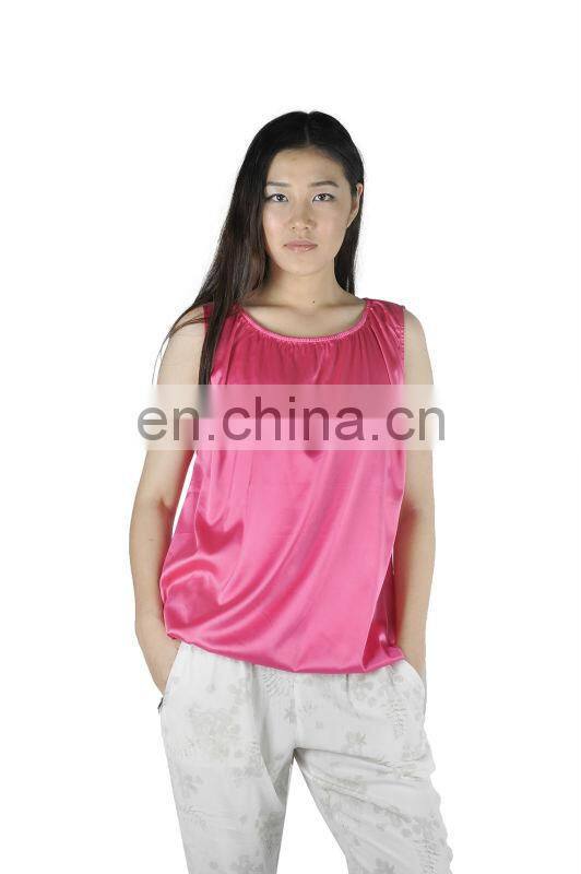2016 summer fashion womens plain sleeveless t shirts