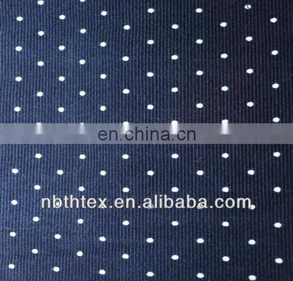100% cotton spandex corduroy fabric