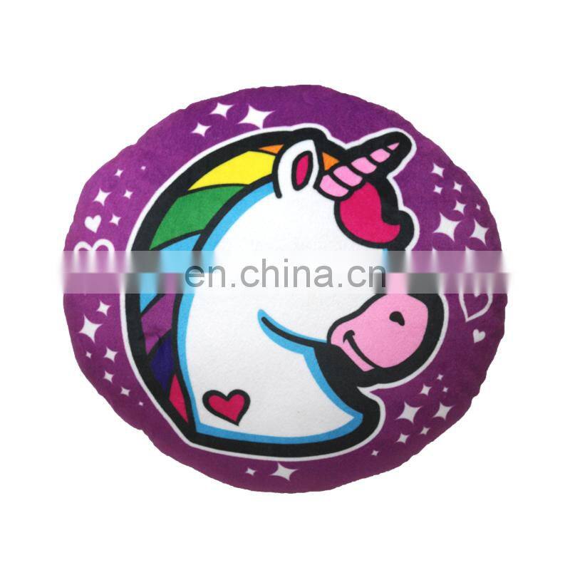 Hot Selling Super Soft Fluffy Round Shape Plush Pillows Winter Warm Smile Face Emoji Cushion