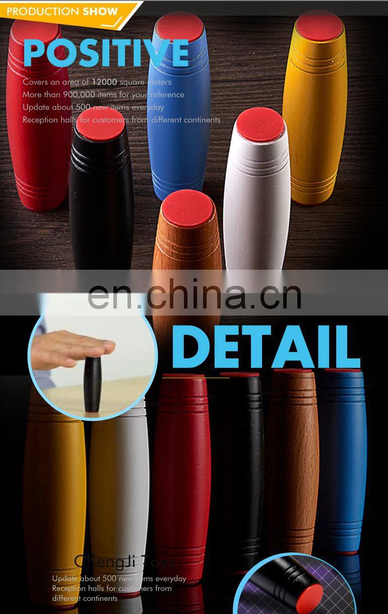 Hottest New Design Spinner Toy 5 Colors Wooden toy kit Mokuru Fidget Amazing Desktop Toy