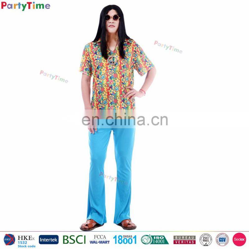 wholesale adult men women carnival party time hippie halloween costumes