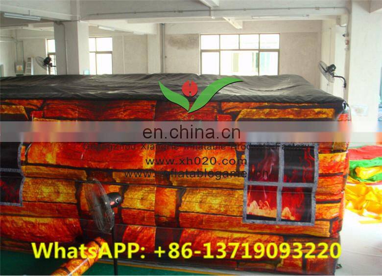 Giant commercial Fire exits inflatable laser tag arena