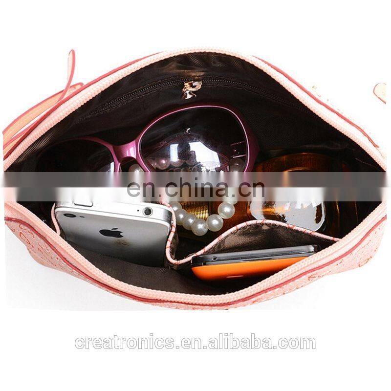 CR USA market expert hot selling pink color tote bag fashion new hand bags popular style 4pcs purse bag set handbags