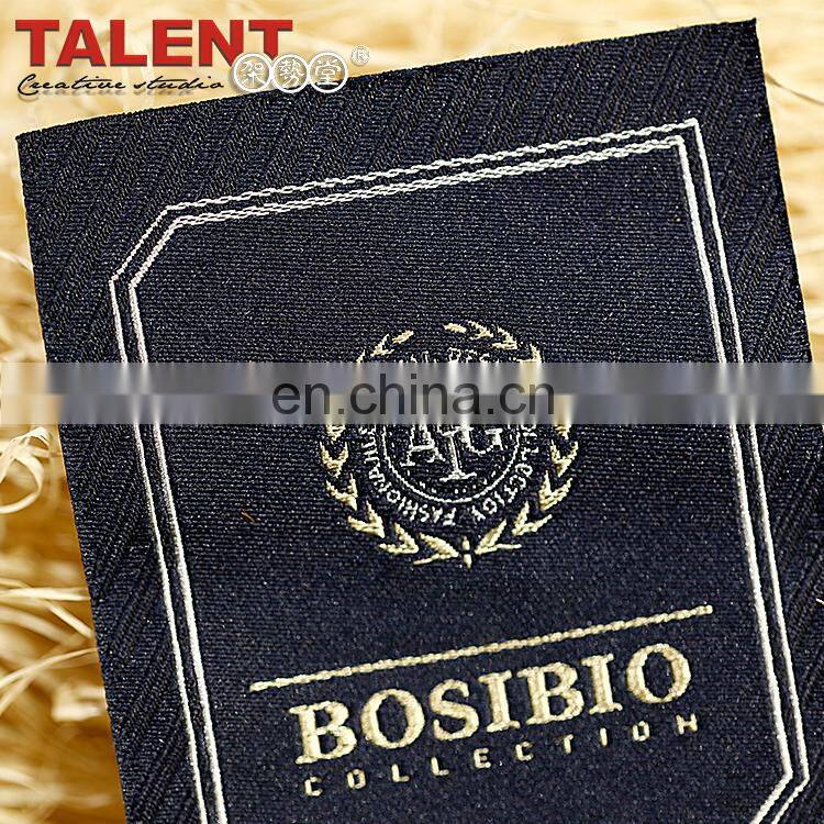 Custom Design fabric logo labels for clothing