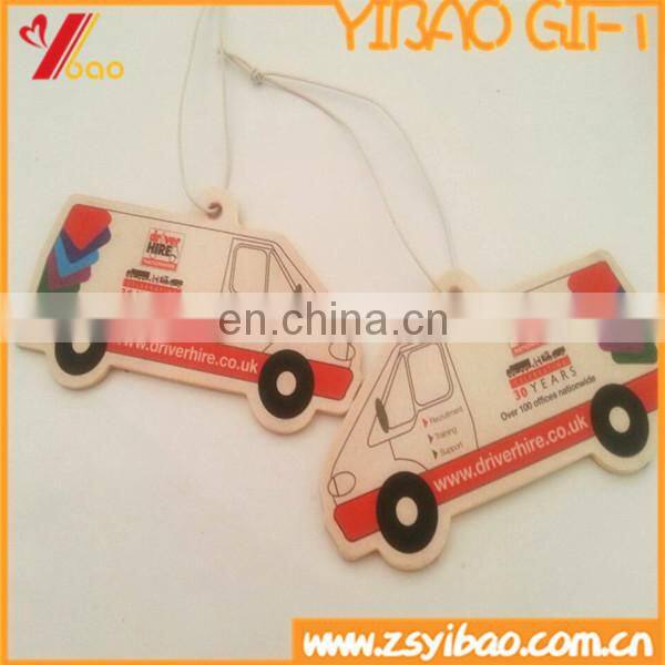 2016promotional heart shape hanger paper home air freshener car perfume/paper car air freshener