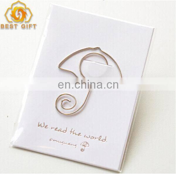 Funny Handmade Metal Bird Bookmark