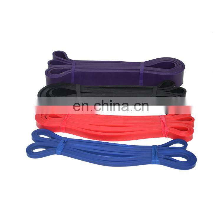 Black Wholesale Private Label Heavy Duty Fitness Latex Booty Resistance Bands