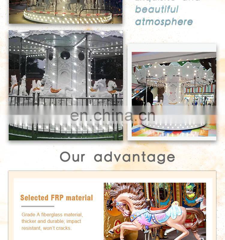 China Supplier Double Layer 32 Seats Carousel Rides For Sale Price