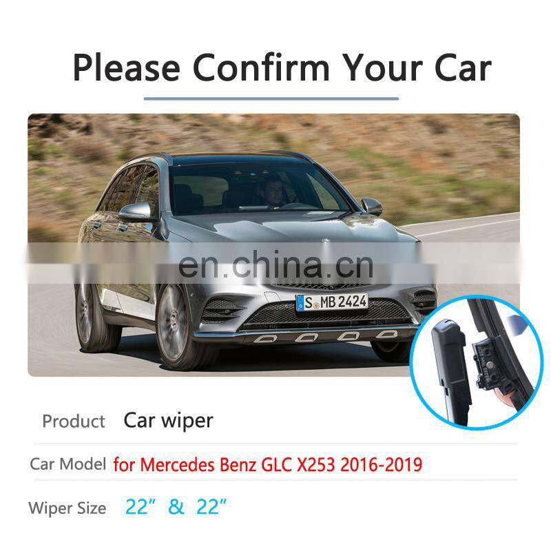 for Mercedes Benz GLC Class X253 C253 Car Wiper Blades Windscreen Wipers Car Accessories 200 250 300 220d 250d 43 63 AMG 4Matic