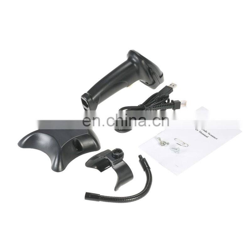 Competitive Price 1D Handheld wired laser Barcode Scanner with USB/COM