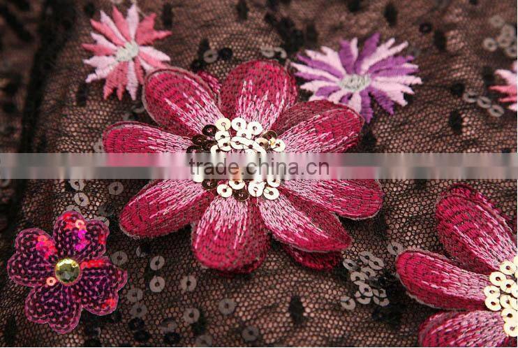 Pale Pink Decorative Embroidery Patch for Women