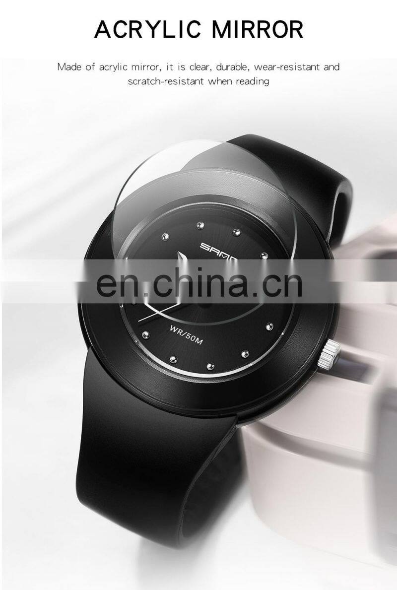 SANDA 3119 New Fashion Quartz Watch Women's Watches White Rose Gold Waterproof Women Casual Wristwatch