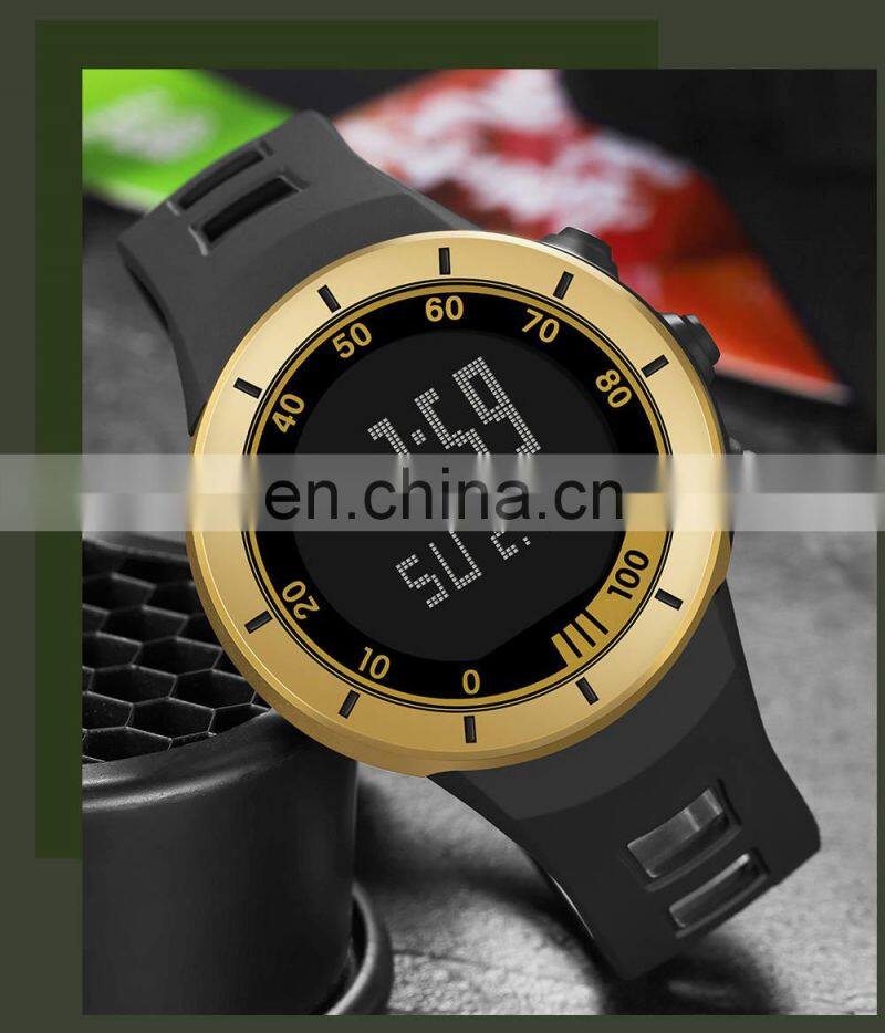 SANDA 9001 Men Watch Luxury Large Dial Digital Watches Electronic Wristwatches digital watches sanda