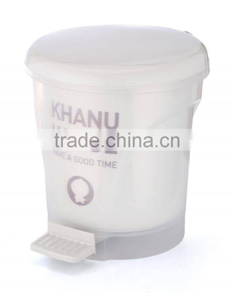 high quality wholesale Novelty round Home Plastic Trash Can