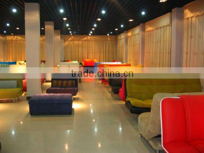 Modern Living Room Steel Structure Cheap Fabric Folding Futon Sofa Bed China Supplier