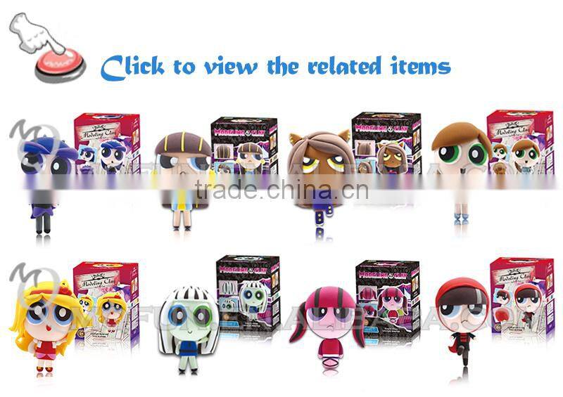 Mini Qute Bonnie kawaii American girl fashion dolls DIY cartoon model building block plasticine clay educational toy NO.BN9998-1