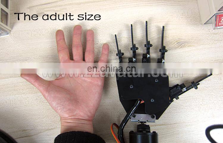 Main body black acrylic a little stainless steel 3D printed parts education model robot arm robotic arm manipulator