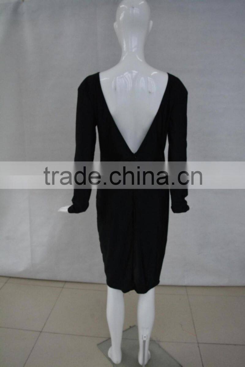 spring casual dress womans fashion dress long sleeves evening dress