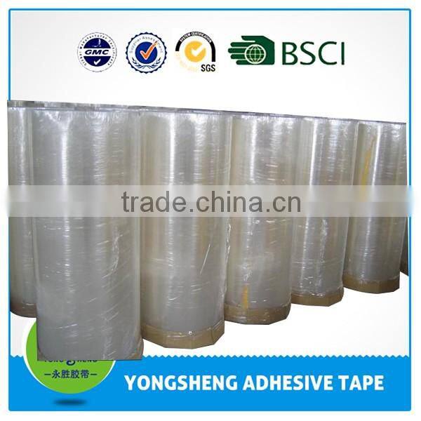 alibaba China water acrylic transparent bopp jumbo roll tape for wholesale