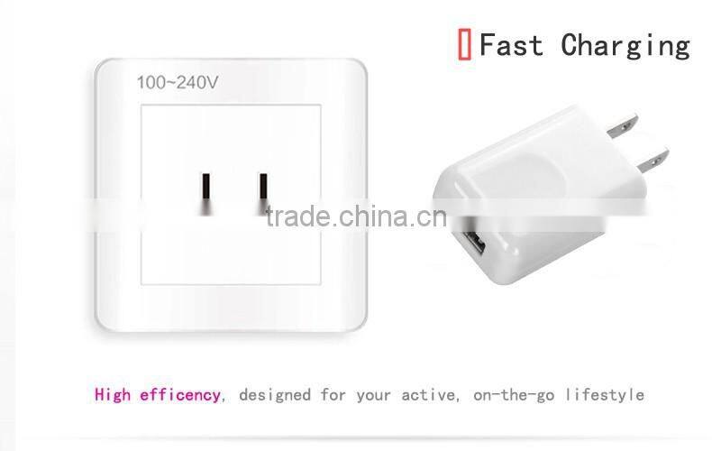5v 1a Portable Mobile Phone charger for US market