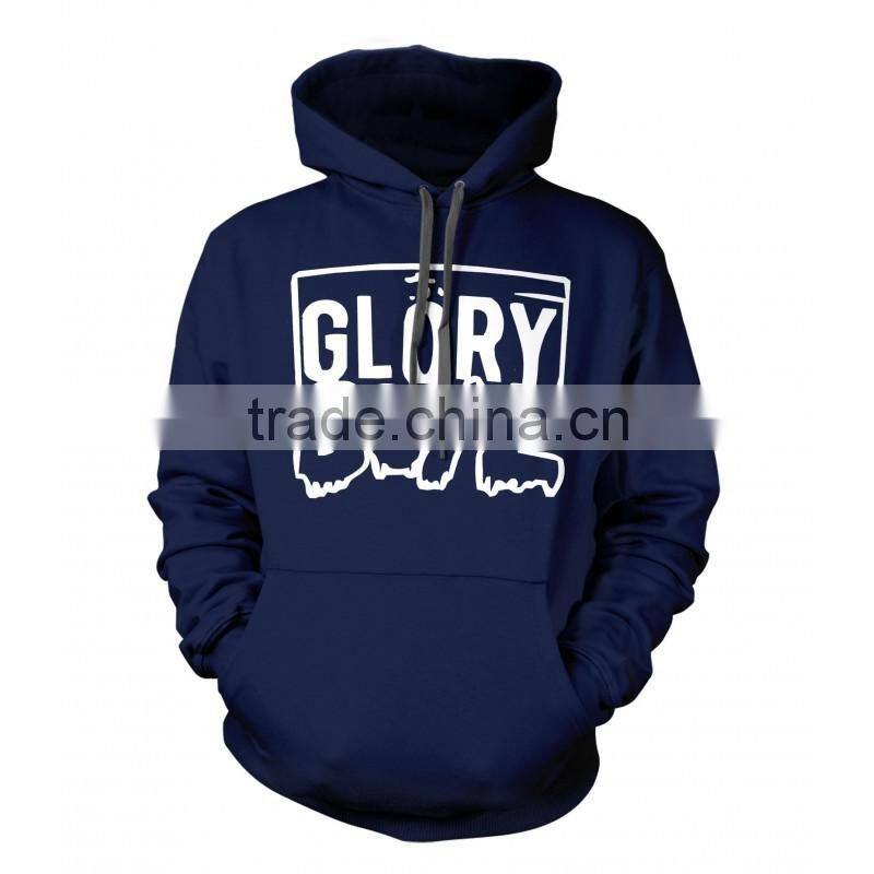 Premium Cotton Ring-Spun Fleece Hooded Sweatshirt