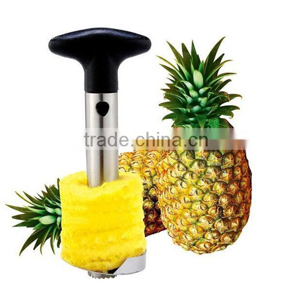Multi-function pineapple peeler corer slicer stainless steel apple peeler corer slicer