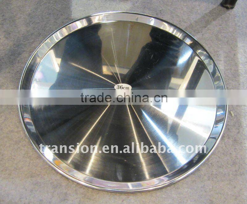 Stainless steel serving tray (American Style)