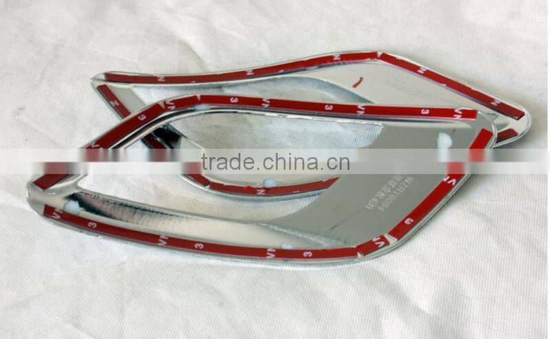 For buick encore 2012+Tail Rear Fog light Foglights Lamp Cover Trim Chrome 2pcs