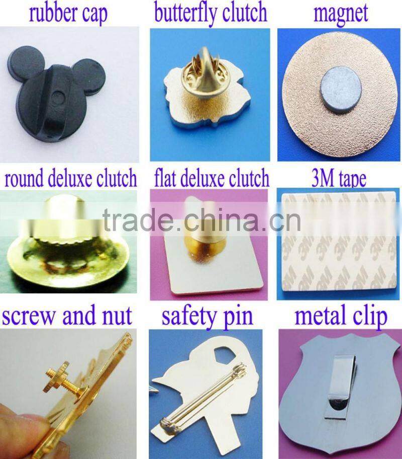 Discharge Gold UAE Flag Cross Design Enamel Metal Lapel Pins