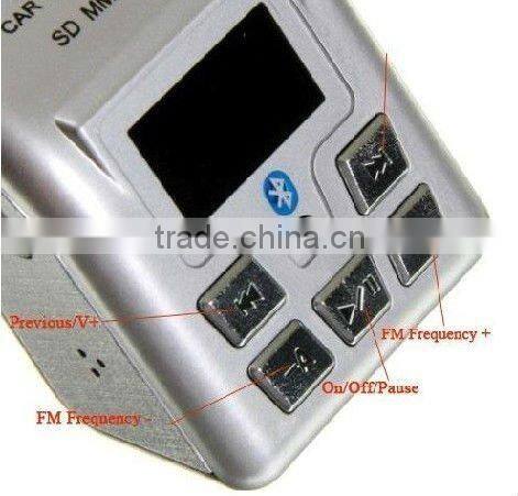 Car mp3 player with Bluetooth, Memory card Car Bluetooth mp3