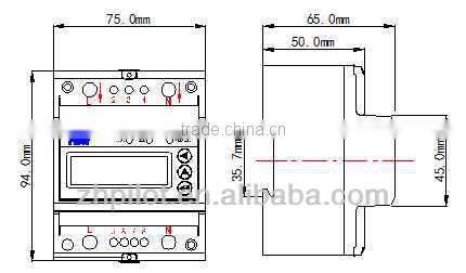 One Phase kWh meter PMAC901