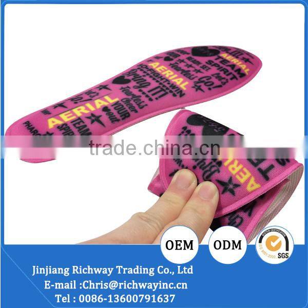 high elastic shoe insole memory foam insole