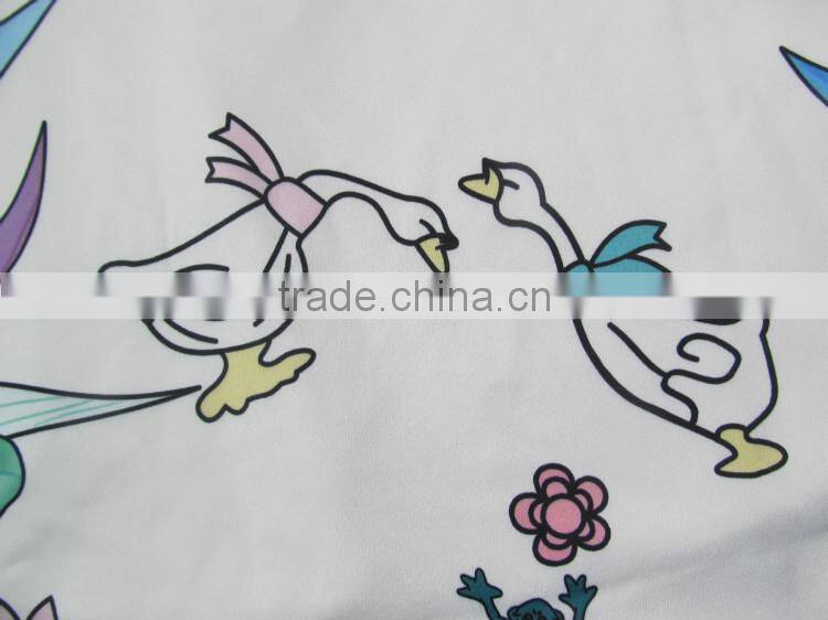 2014 Famous brand early autumn fashion style sleeveless swan printed women 2 pieces dress suits wholesale I17063