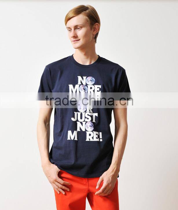 blue o neck hotsale couple t shirt plain for printing wholesale