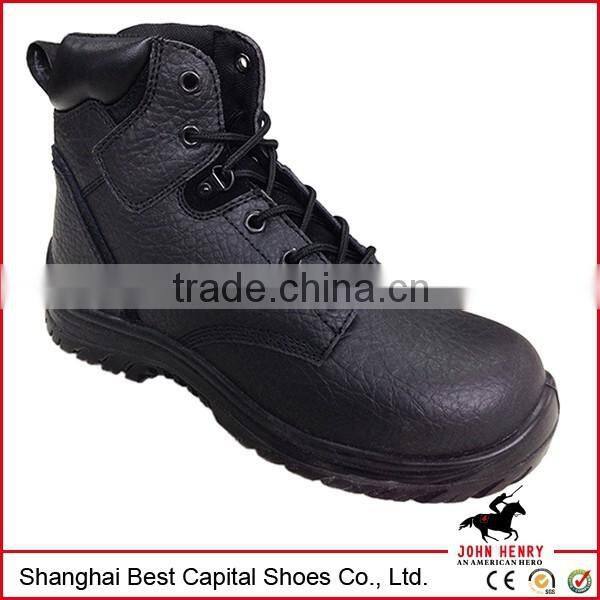 hot brand /high ankle Leather Safety Shoes//safty shoes cleaning safety shoes