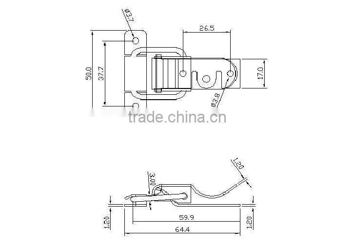 Mini Cabinet Box Toggle Latch