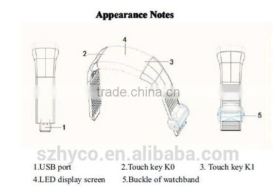 Personalized Signature 3D Pedometer Smart Watch