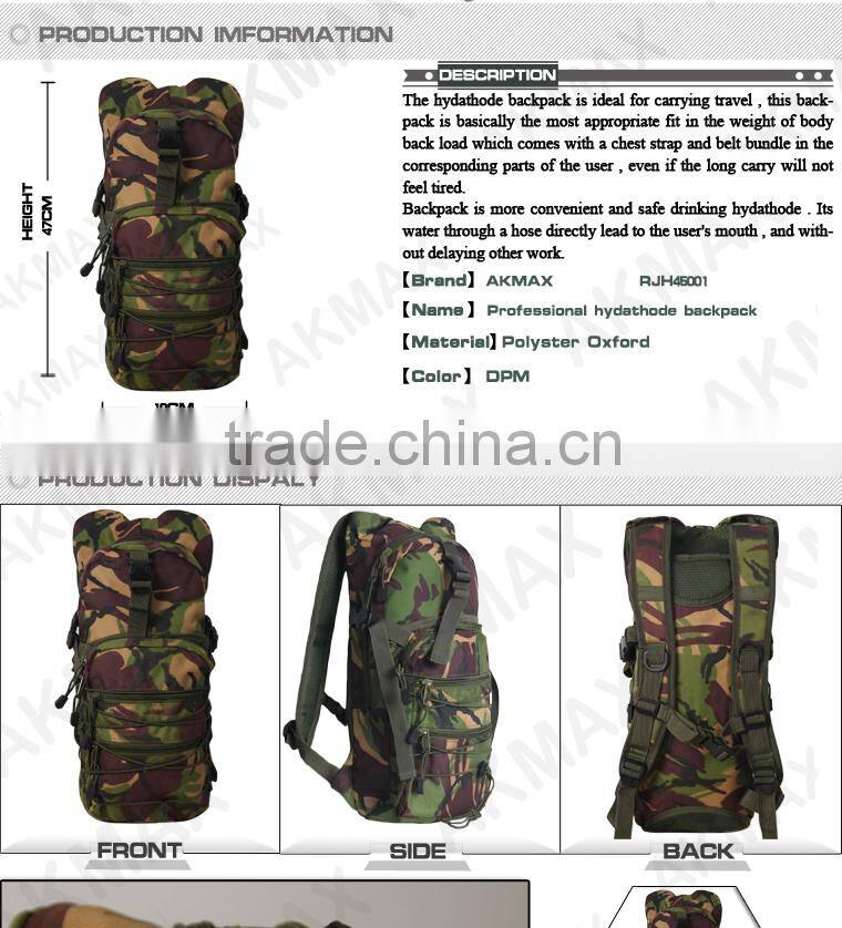 See larger image Water Backpack Cycling Sports Pouch Bladder Bag Military Outdoor Hydration Pack Water Backpack Cycling Sports