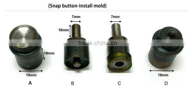 18mm alloy top metal sring snap button with 484# underpart