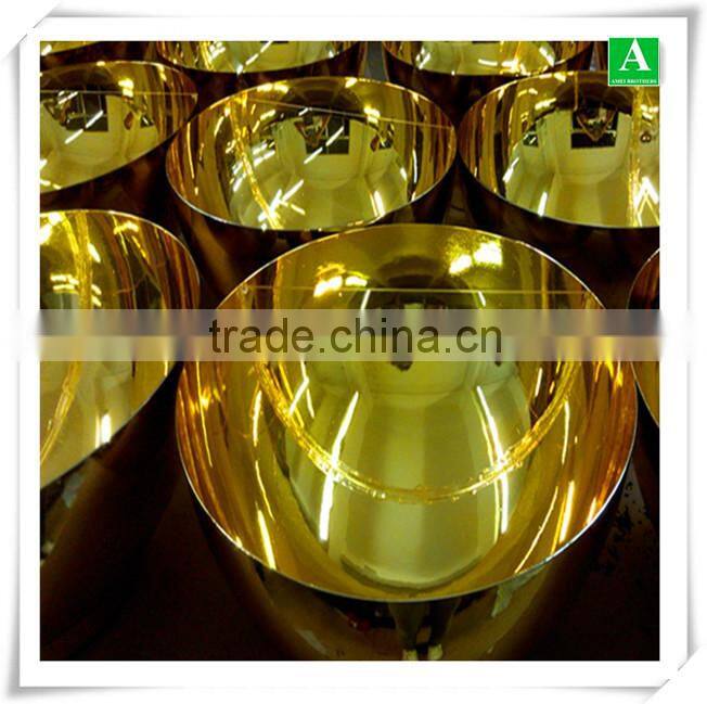 gold decorative goods plastic vacuum formed products