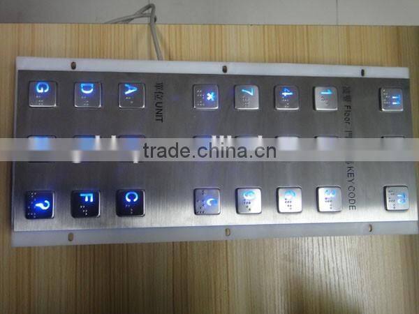 Hot sale backlight backlit metal keyboard