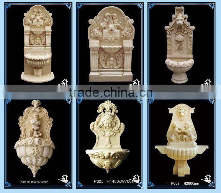 Stone deocration outdoor waterfall